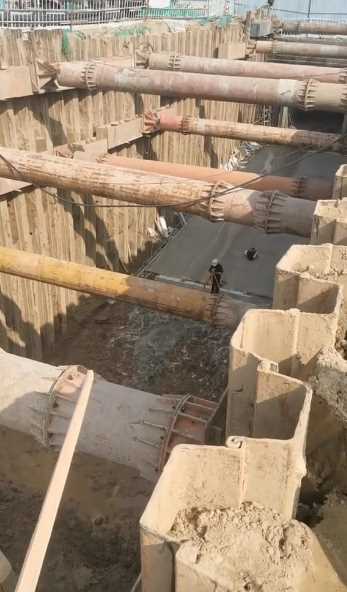 济南商河县管廊降水