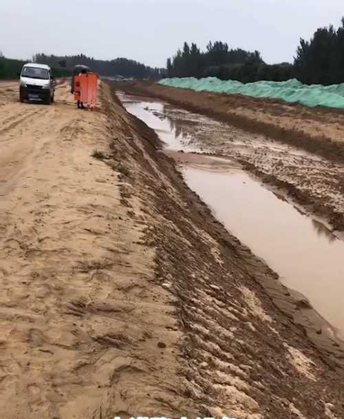 济南商河县河道降水